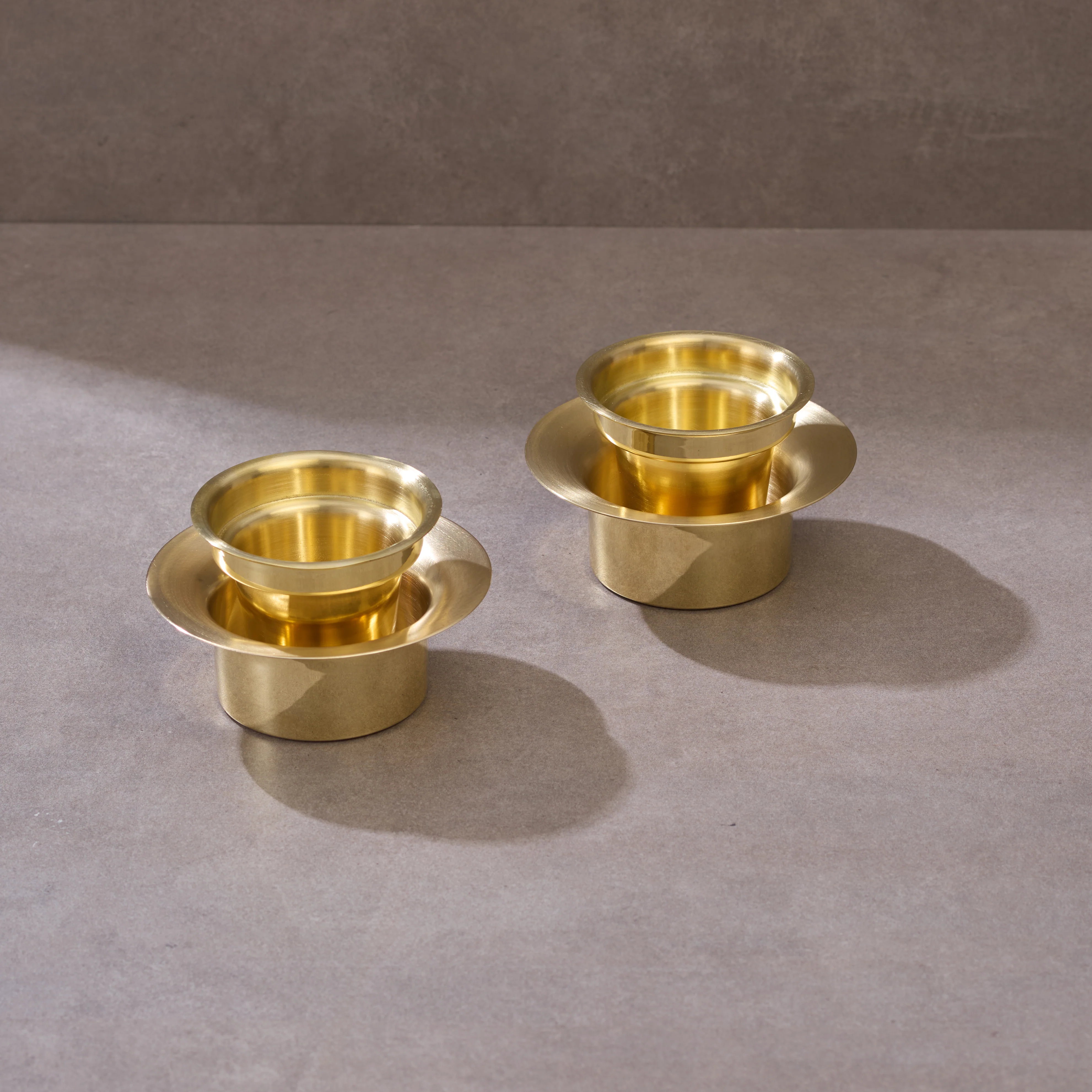 Brass Davara Coffee Serving set in Gift Box (Set of 2) - Image 11