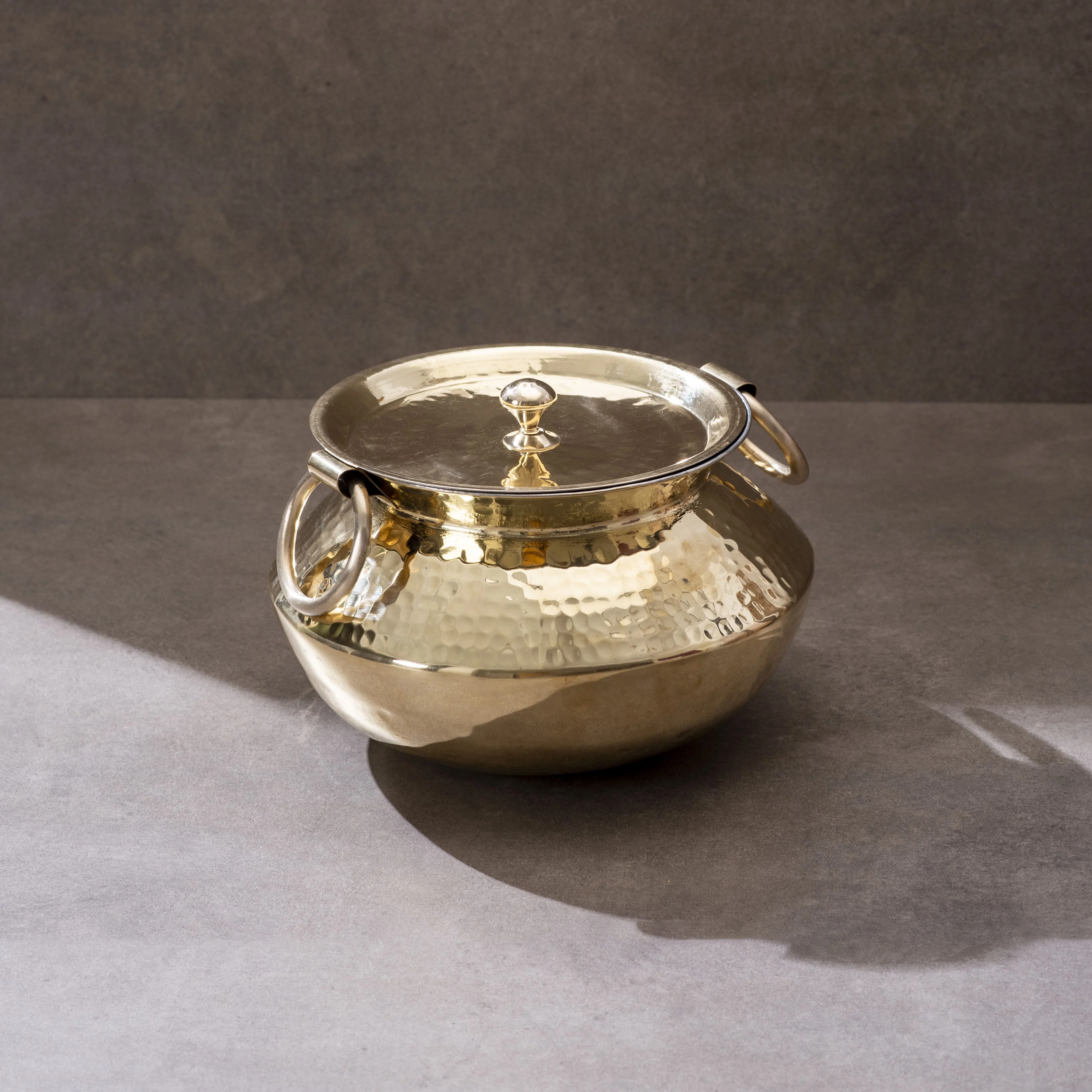 Brass Indian Style Wok/ Brass Soup Pot - Image 5