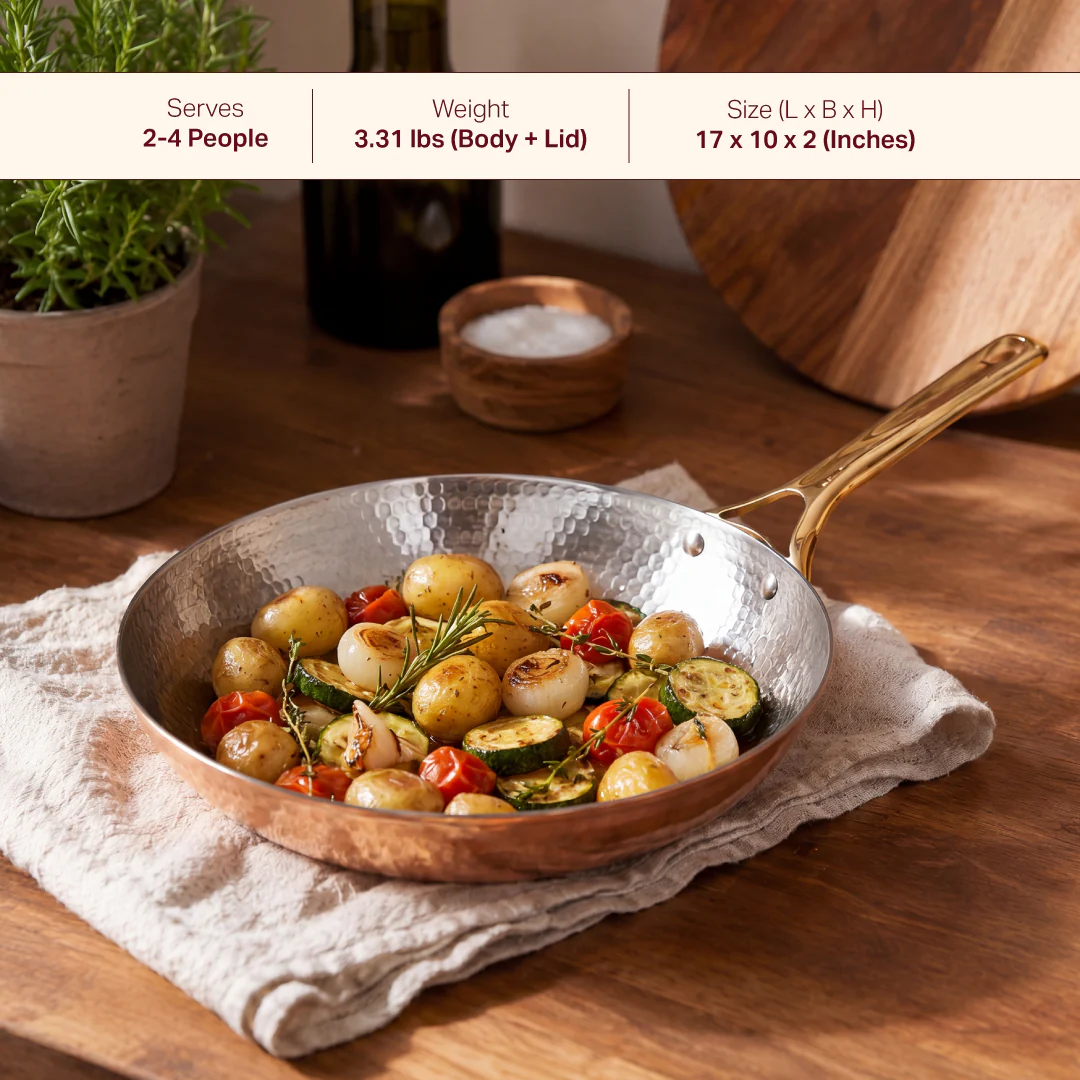 Gorgeous 10-Inch Copper Fry Pan (Frying Pan) – Just $129 + Free Shipping - Image 6