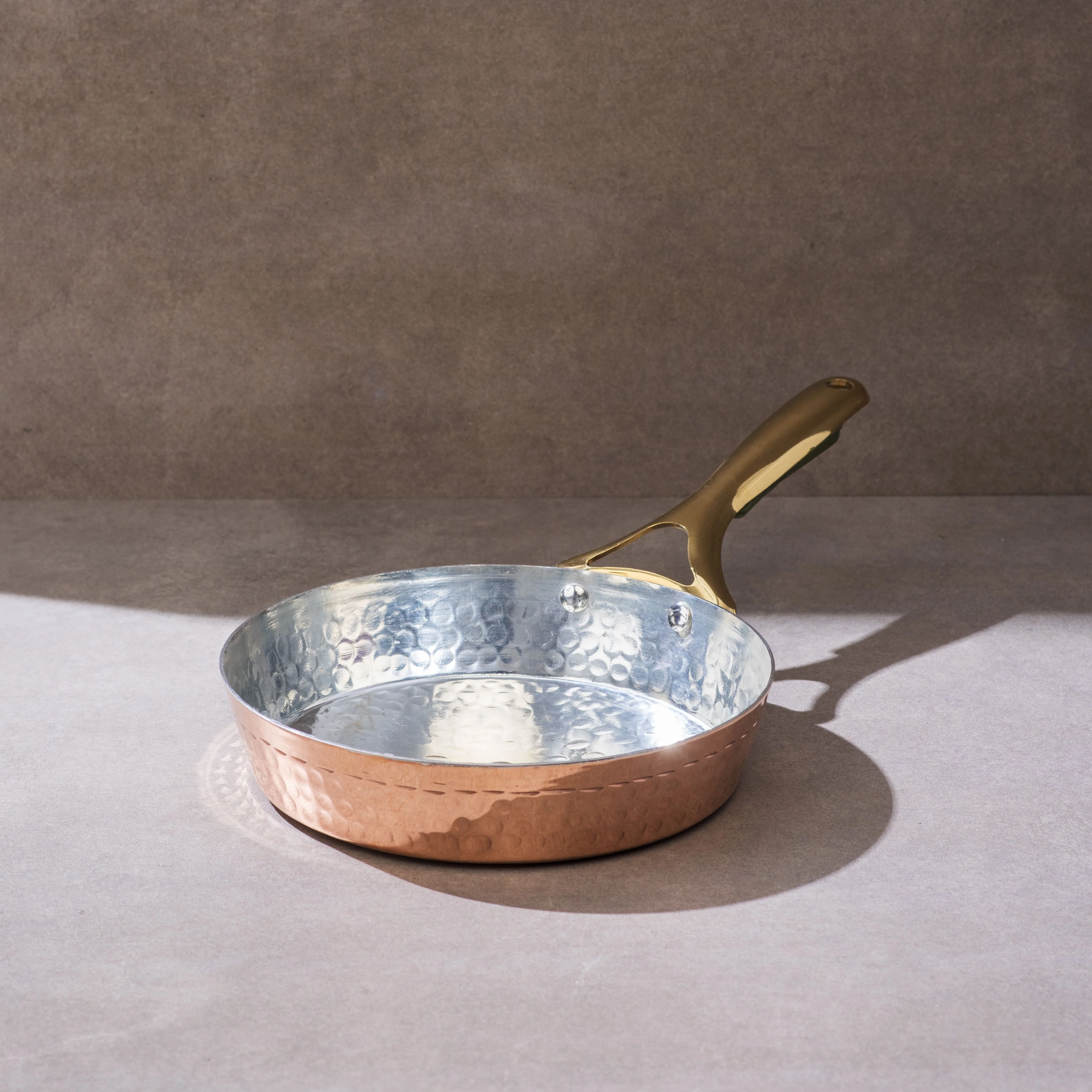Copper Frypan (Frying Pan) with Insulated Handle - Saute Pan - Image 9