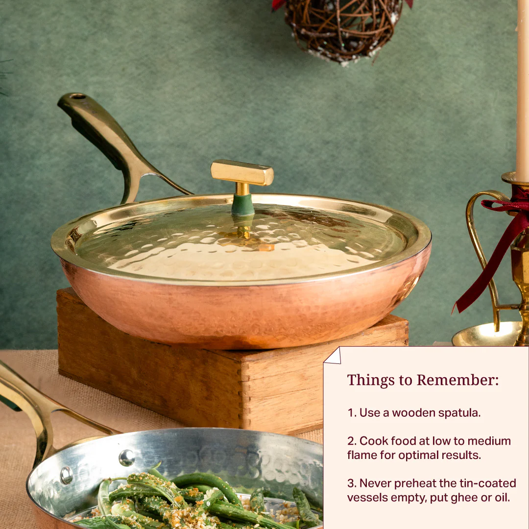 Copper Fry Pan Set (3 Piece Set) - Image 7