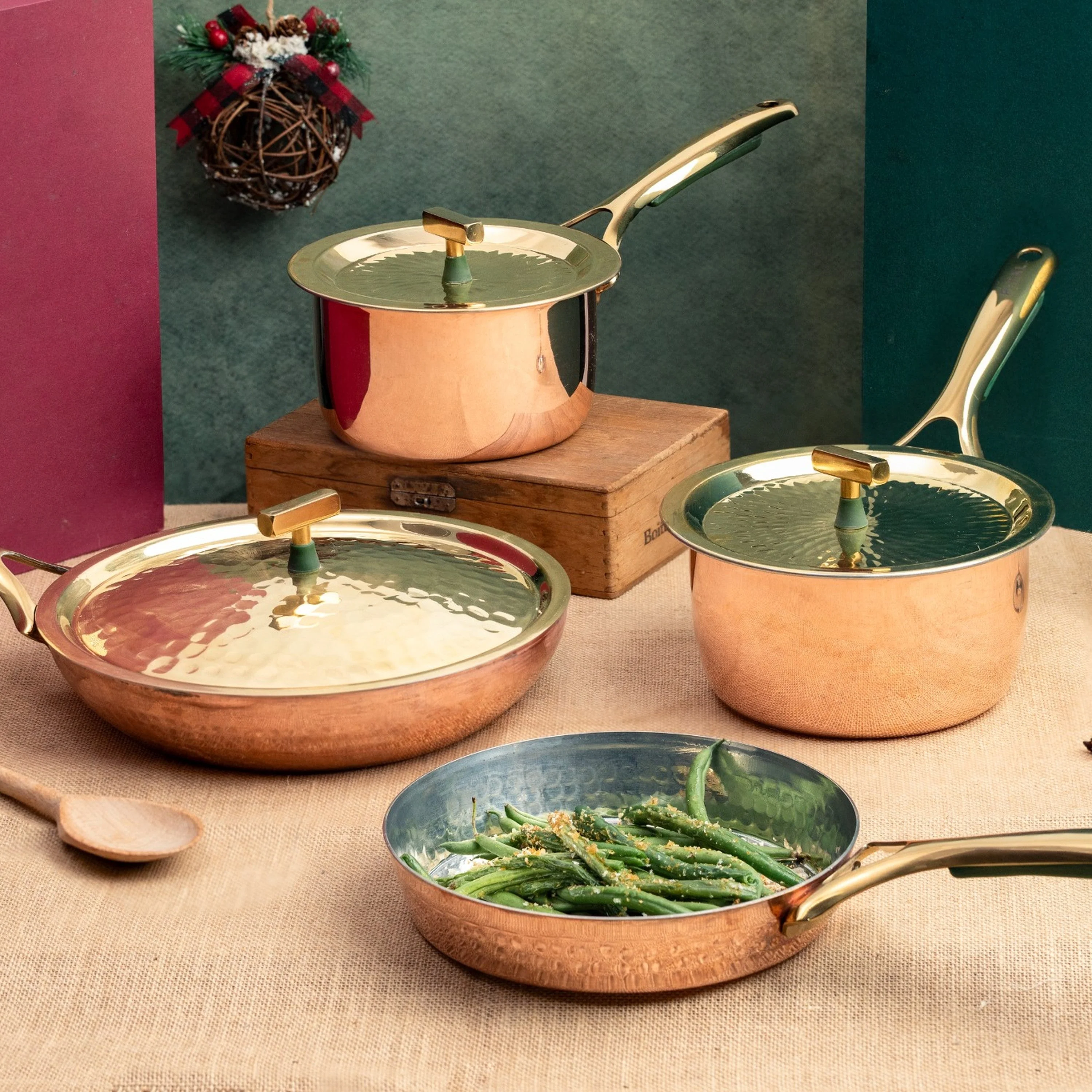 Copper Pots & Pans Set (7 Piece Set) - Image 2