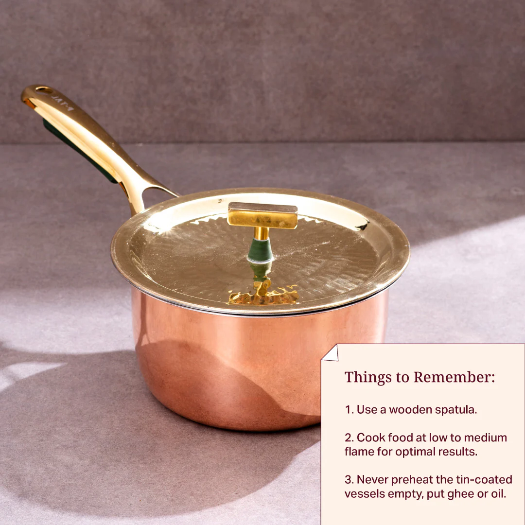 Copper Saucepan with Insulated Handle - Image 6