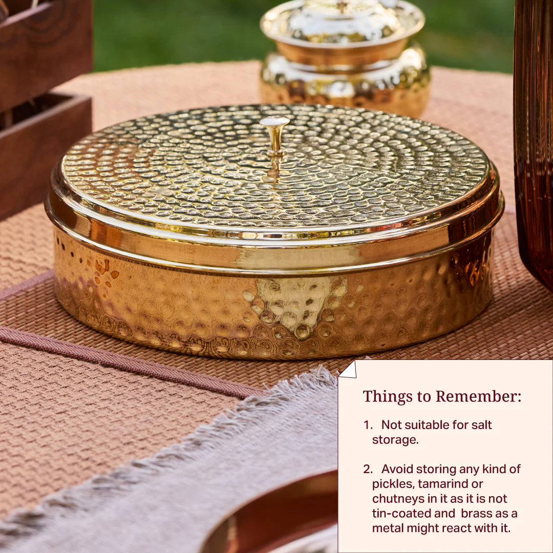 Kitchen Essentials Set (Masala box + Ghee pot + Paraat) 15 Pieces Set - Image 8