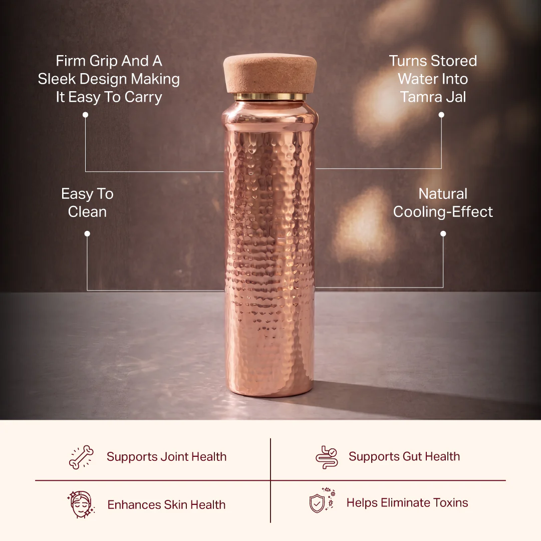 Copper Water Bottle - Image 3