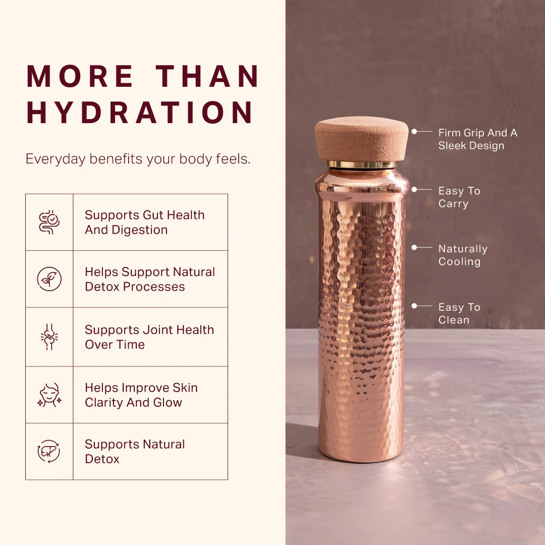 Copper Water Bottle - Image 6