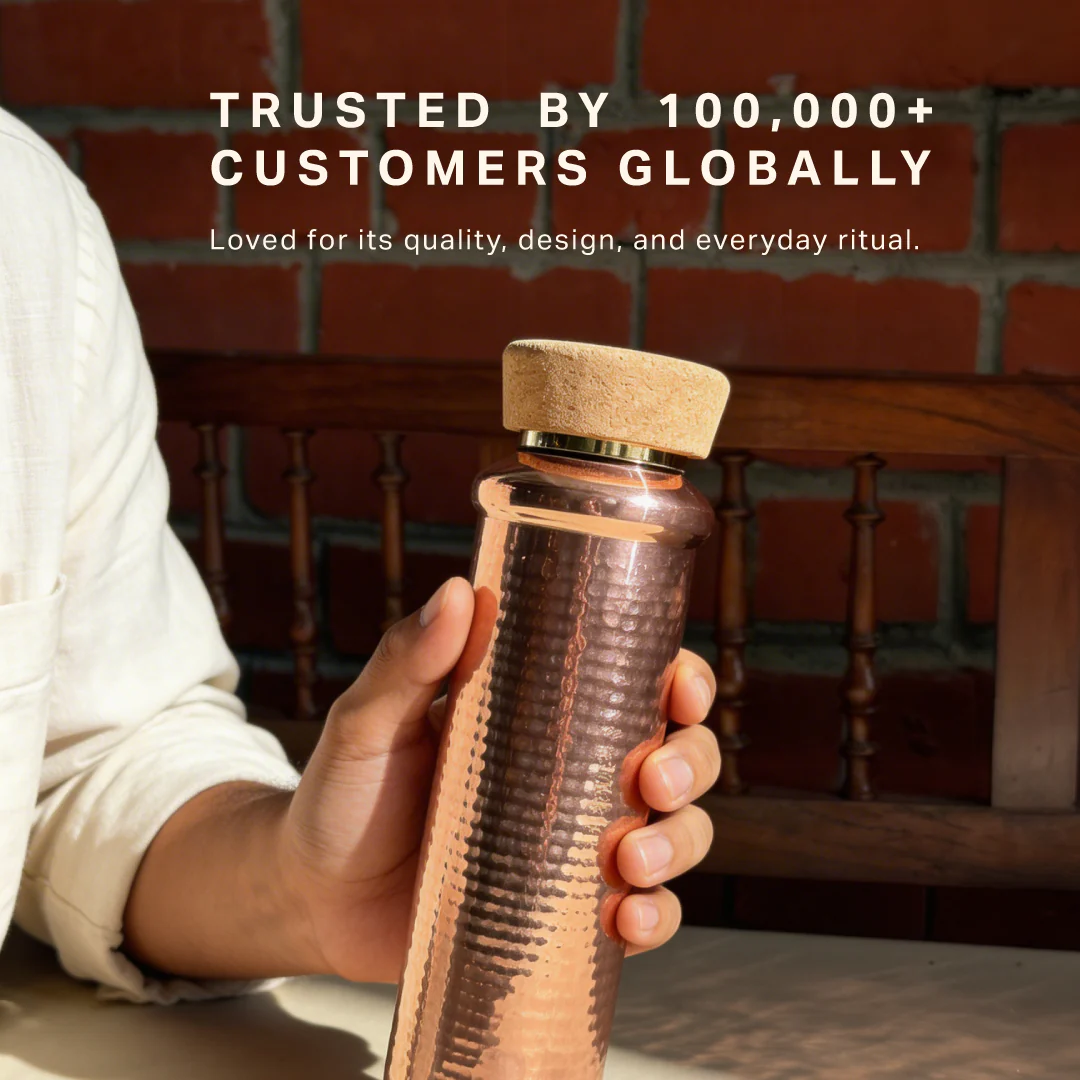 Copper Water Bottle - Image 9